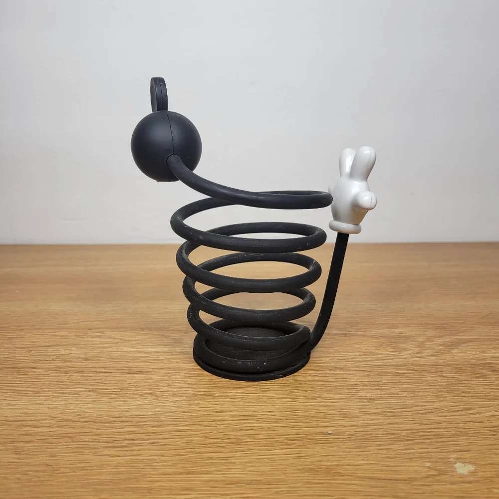 VTG Disney Mickey Mouse Spiral Metal Pencil Holder - Universal Concepts